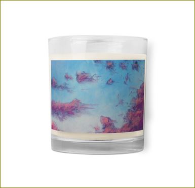 Cloud 8 ~ Glass Jar Soy Wax Candle