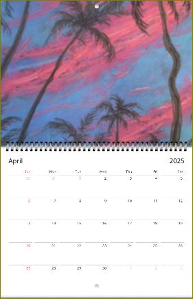 Dreamy Paintings ~ Wall calendars (US & CA) ~ 2025