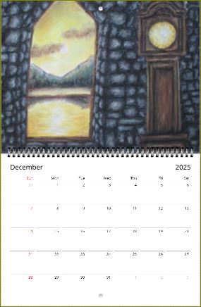 Dreamy Paintings ~ Wall calendars (US & CA) ~ 2025