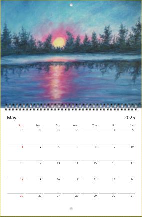 Dreamy Paintings ~ Wall calendars (US & CA) ~ 2025