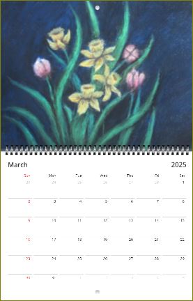 Hours of Flowers ~ Wall calendars (US & CA) ~ 2025