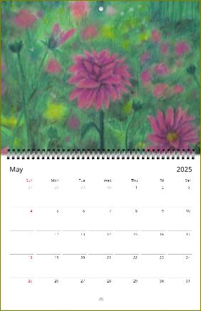 Hours of Flowers ~ Wall calendars (US & CA) ~ 2025