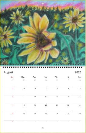 Hours of Flowers ~ Wall calendars (US & CA) ~ 2025