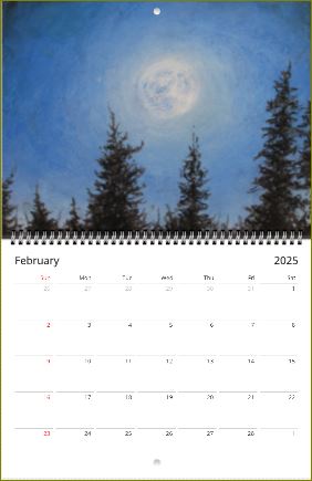 Moon Ridings ~ Wall calendars (US & CA) ~ 2025