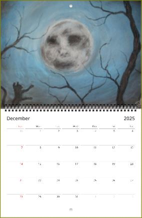 Moon Ridings ~ Wall calendars (US & CA) ~ 2025