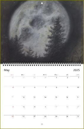 Moon Ridings ~ Wall calendars (US & CA) ~ 2025