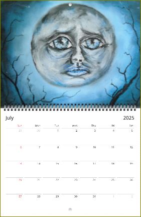 Moon Ridings ~ Wall calendars (US & CA) ~ 2025