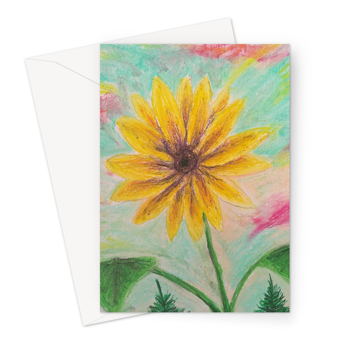 Sunflower Sets ~ Greeting Card