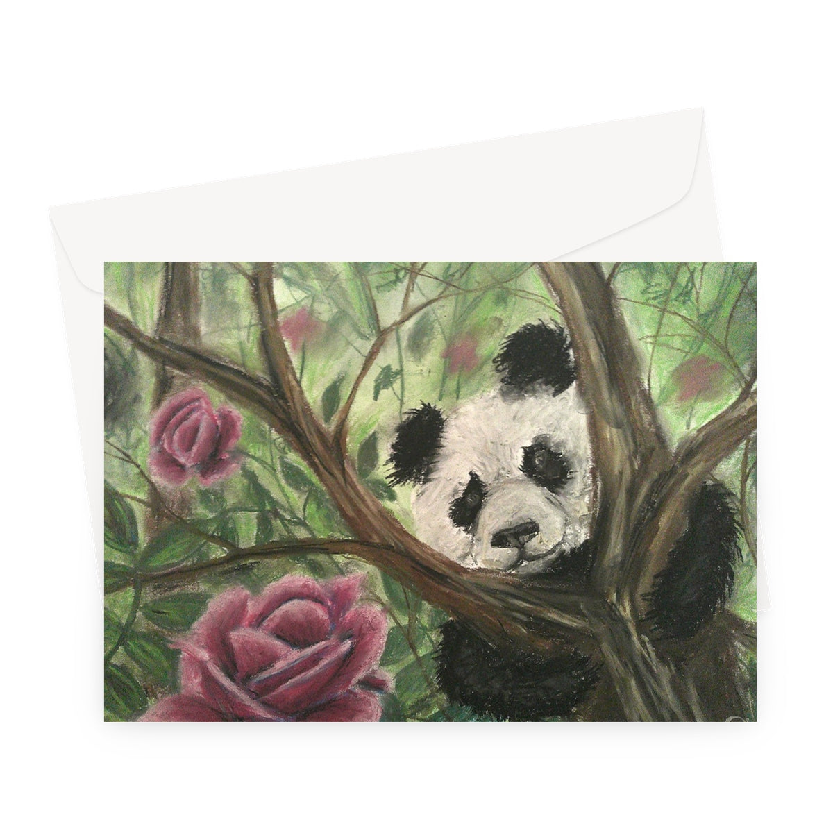 Hiding in Beauty ~ Greeting Card