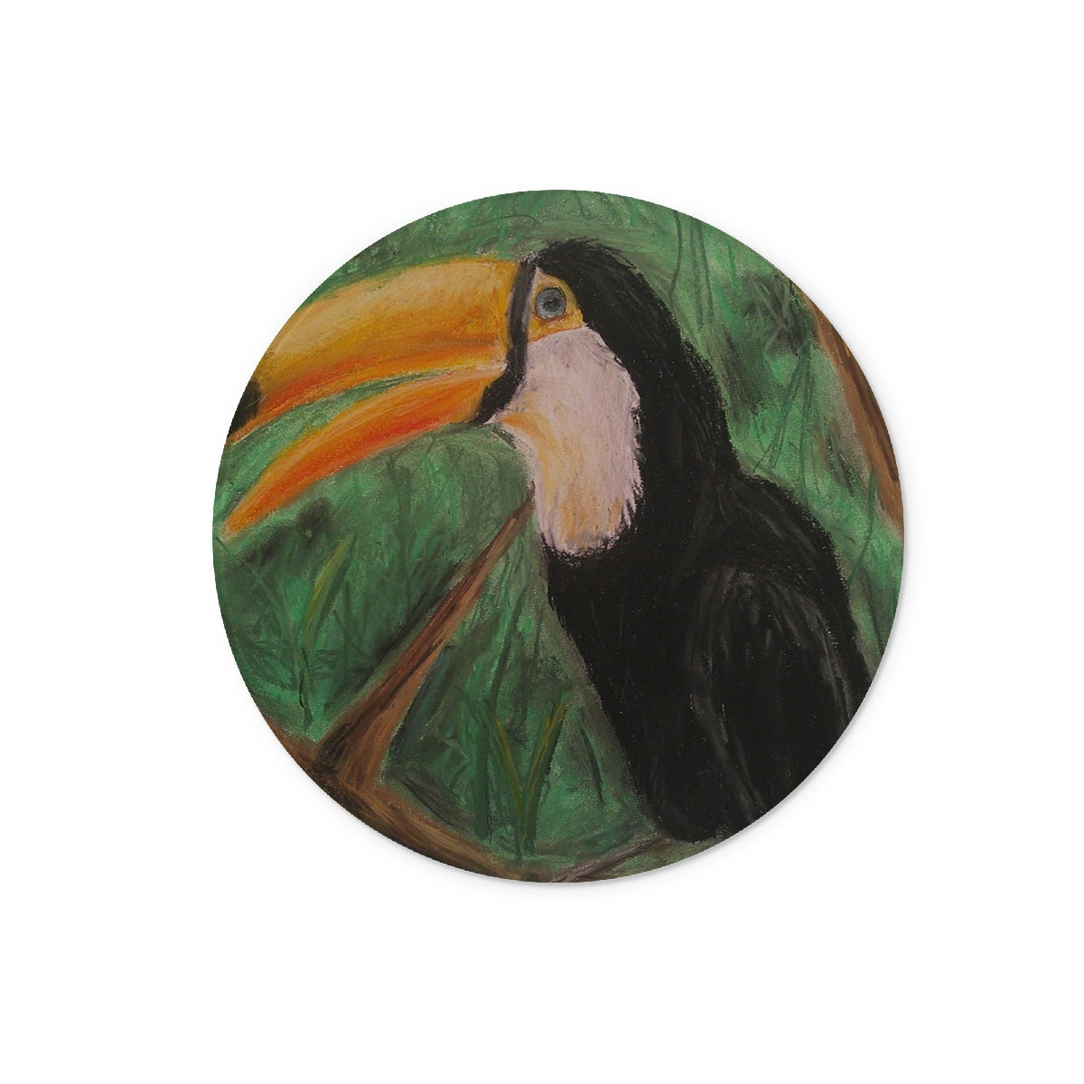 Toucan ~  Glass Chopping Board