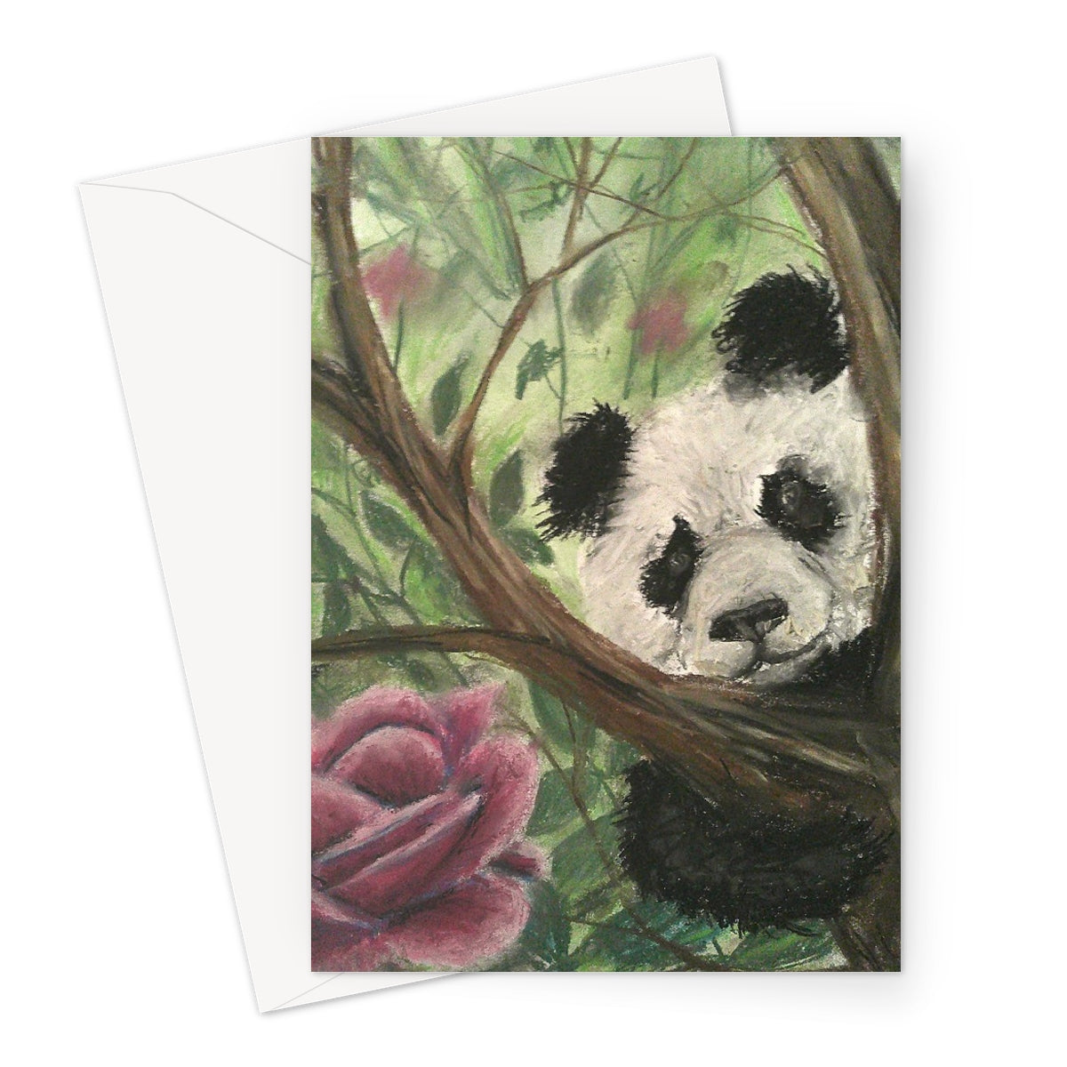 Hiding in Beauty ~ Greeting Card