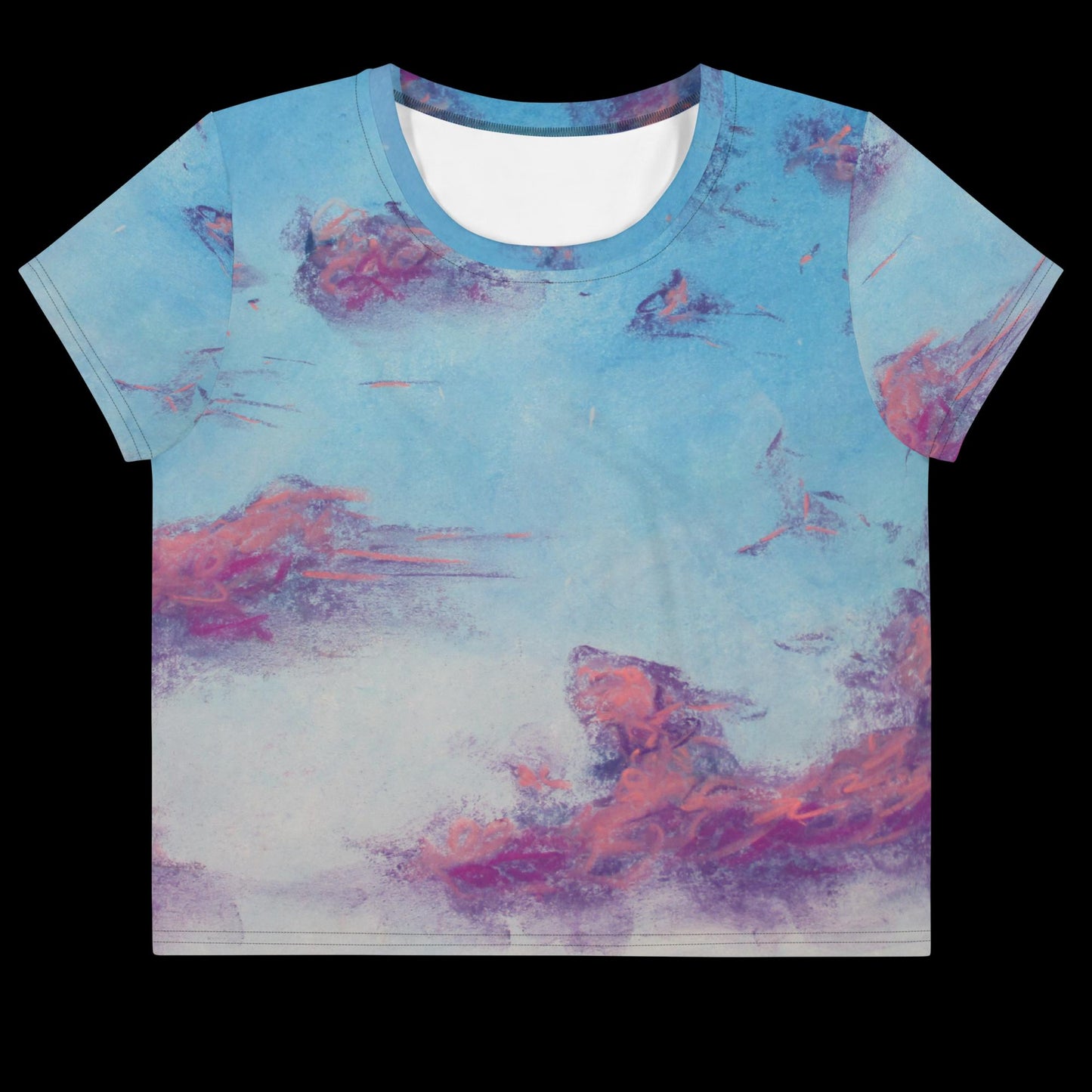 Cloud 8 ~ All-Over Print Crop Tee