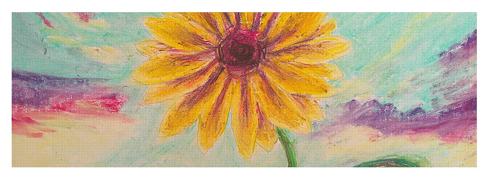 Berry Sunflower - Yoga Mat