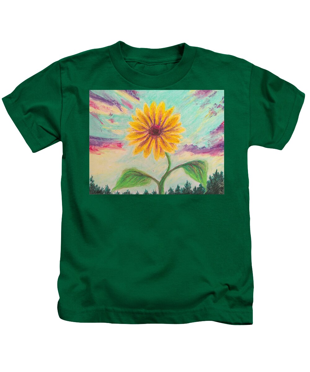 Berry Sunflower - Kids T-Shirt