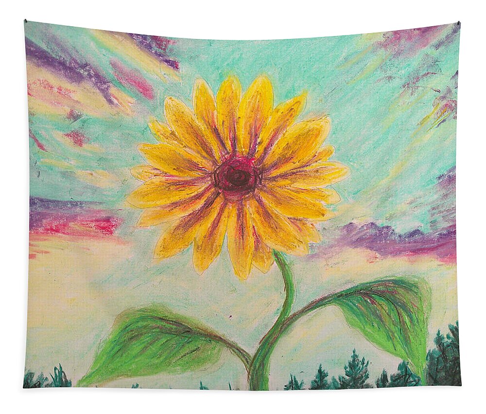 Berry Sunflower - Tapestry