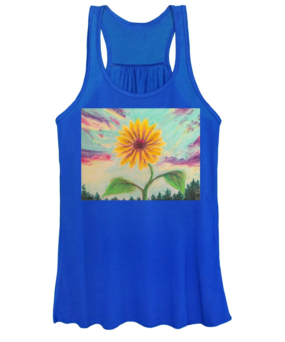 Berry Sunflower - Women's Tank Top