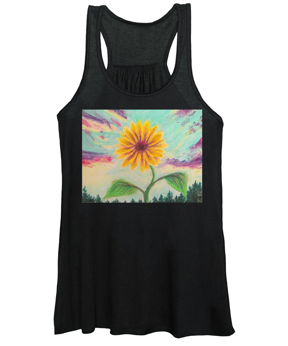 Berry Sunflower - Women's Tank Top