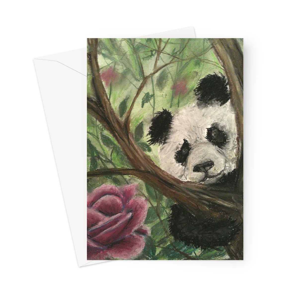 Hiding in Beauty ~ Greeting Card