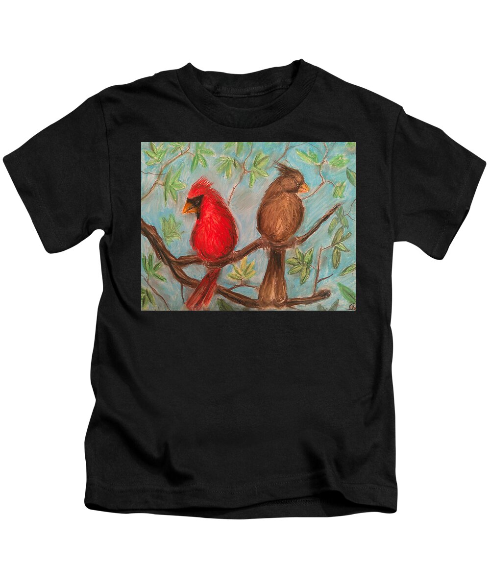 Cardinal Couple - Kids T-Shirt