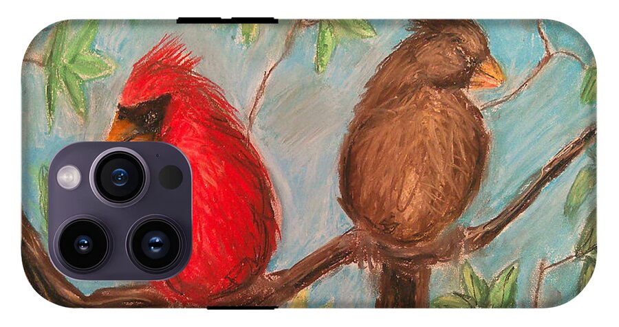 Cardinal Couple - Phone Case