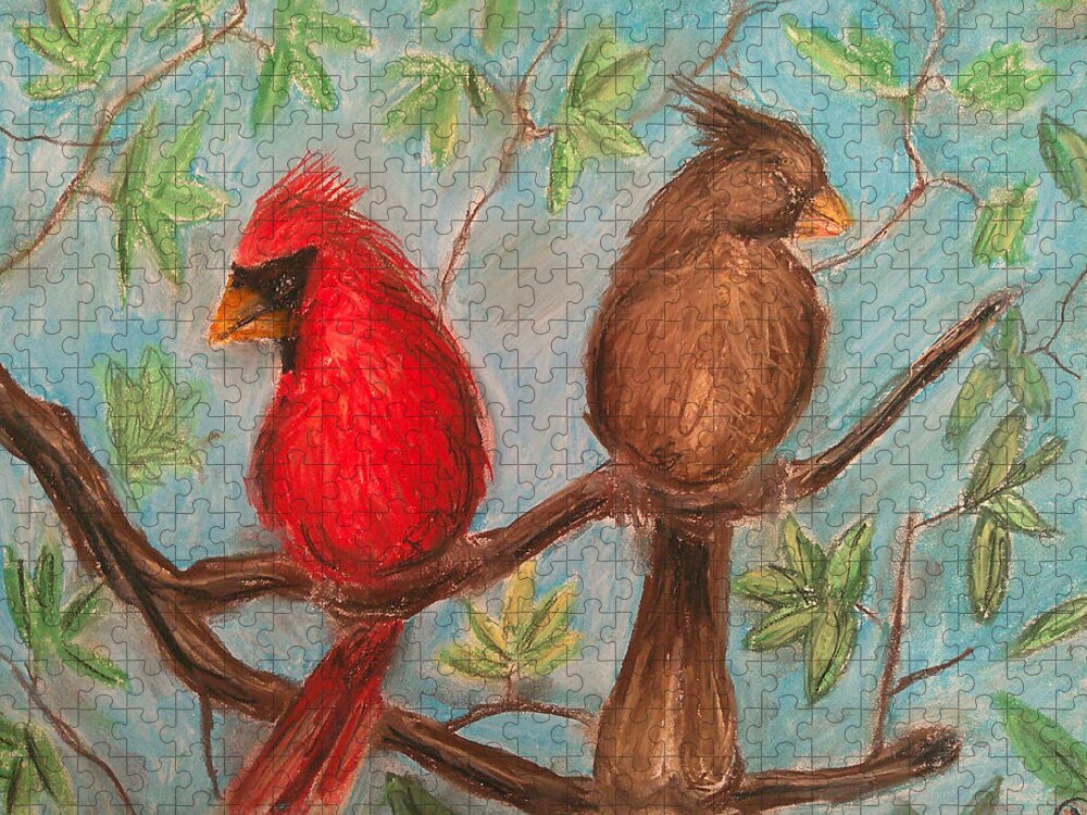 Cardinal Couple - Puzzle