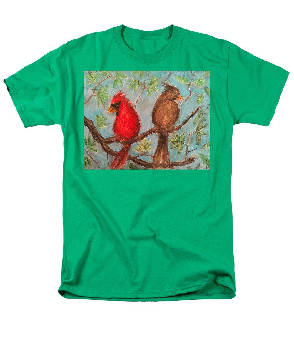 Cardinal Couple - Men's T-Shirt  (Regular Fit)