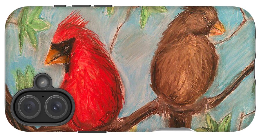 Cardinal Couple - Phone Case