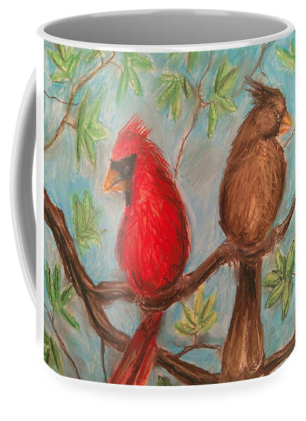 Cardinal Couple - Mug