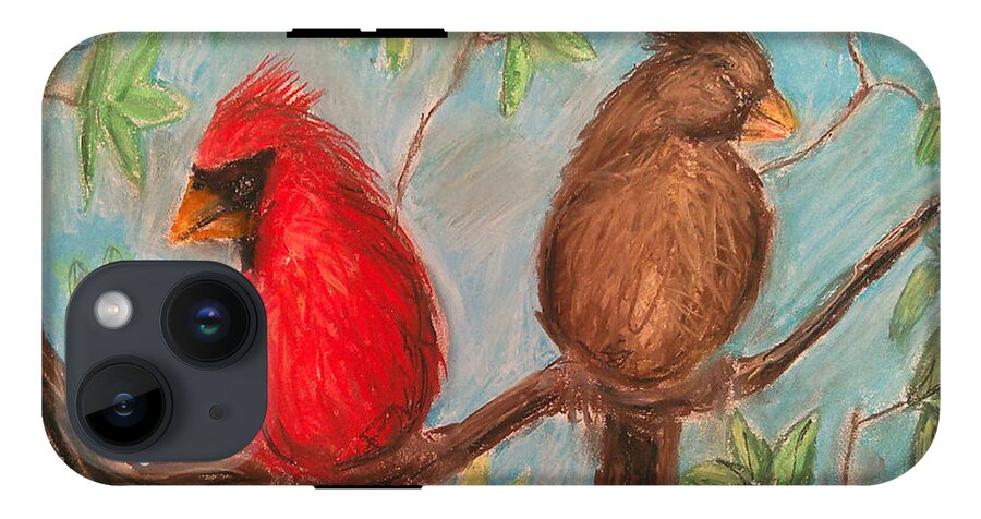 Cardinal Couple - Phone Case