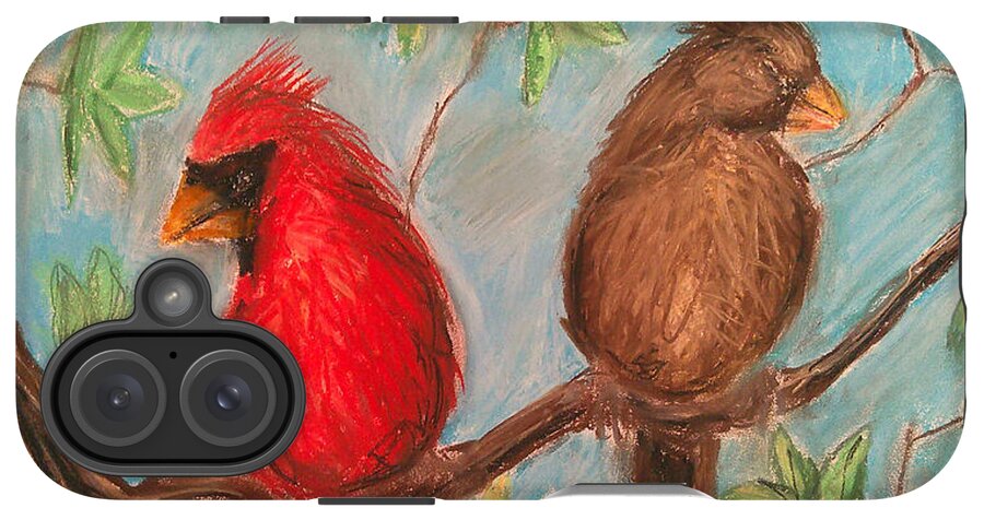 Cardinal Couple - Phone Case