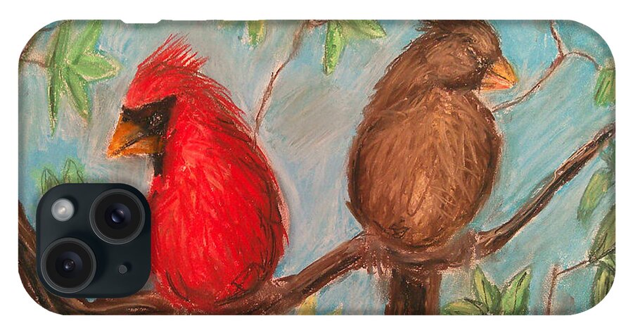 Cardinal Couple - Phone Case