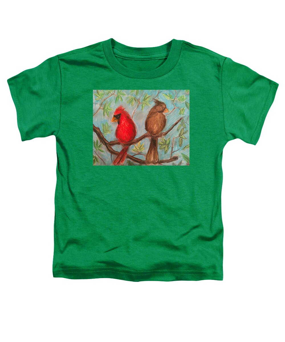 Cardinal Couple - Toddler T-Shirt