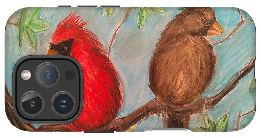 Cardinal Couple - Phone Case