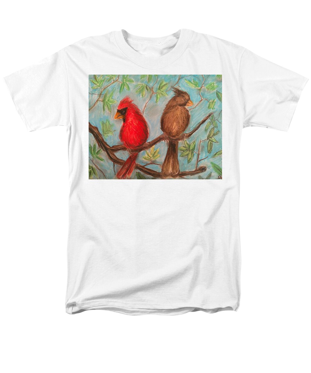 Cardinal Couple - Men's T-Shirt  (Regular Fit)