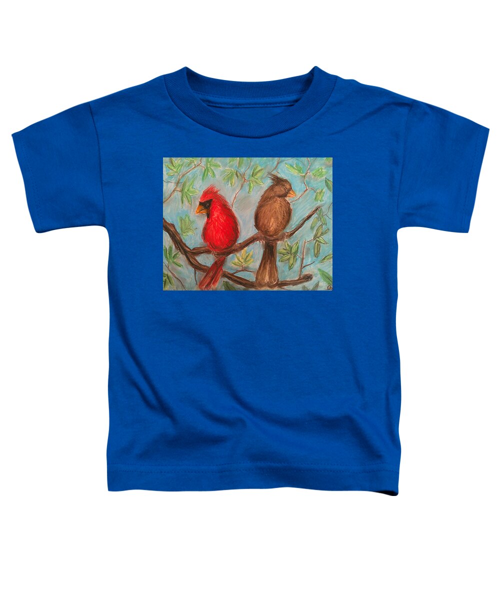 Cardinal Couple - Toddler T-Shirt