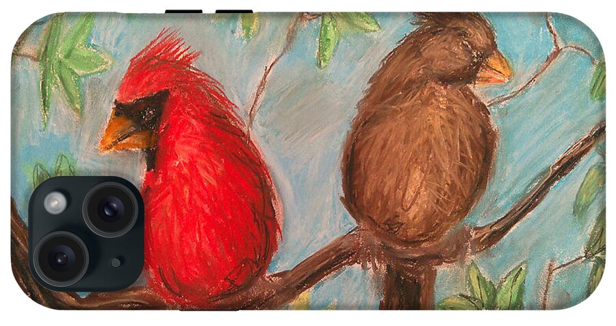 Cardinal Couple - Phone Case