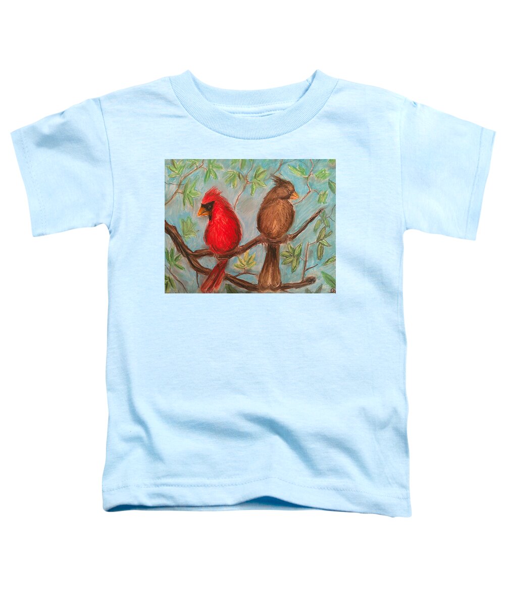 Cardinal Couple - Toddler T-Shirt