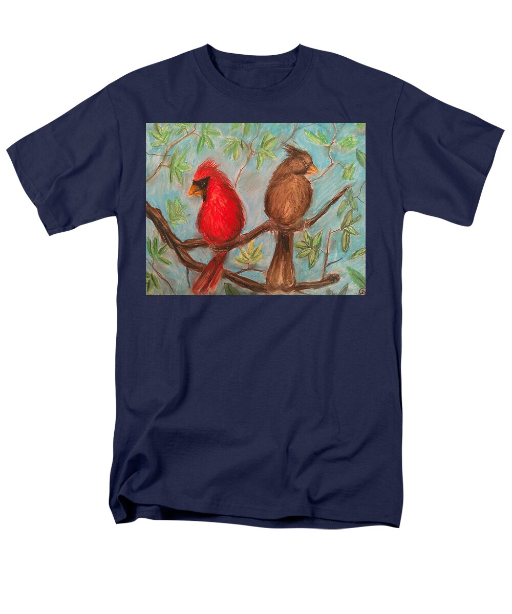 Cardinal Couple - Men's T-Shirt  (Regular Fit)