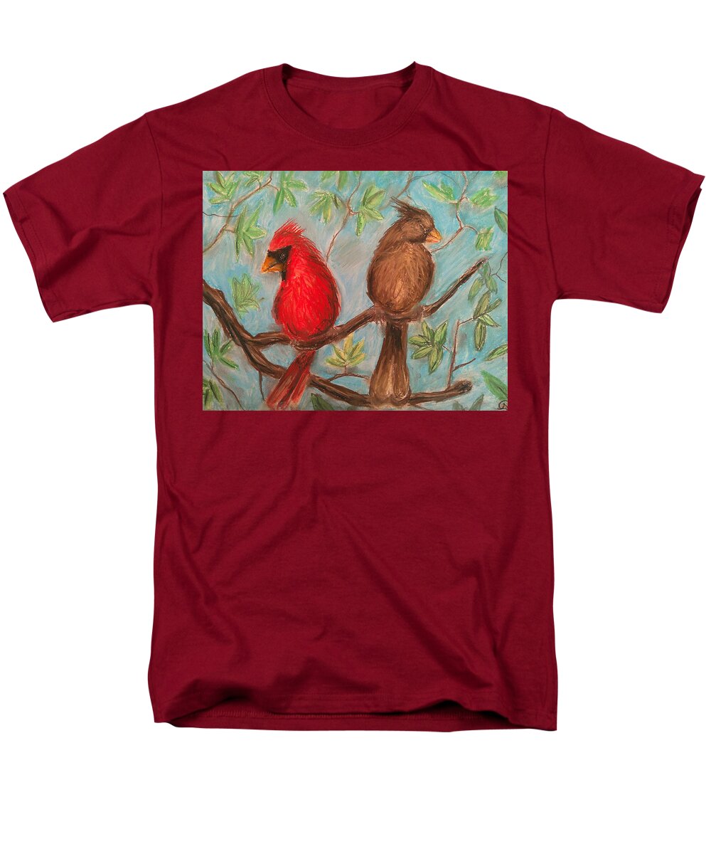 Cardinal Couple - Men's T-Shirt  (Regular Fit)