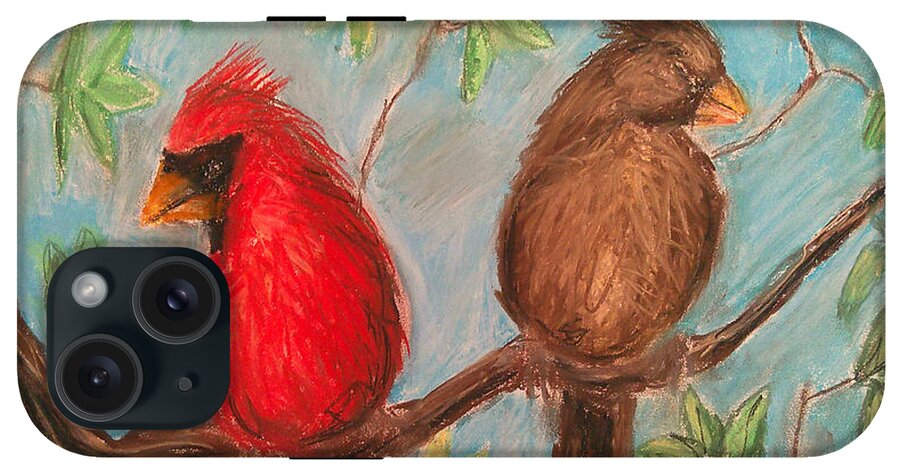 Cardinal Couple - Phone Case