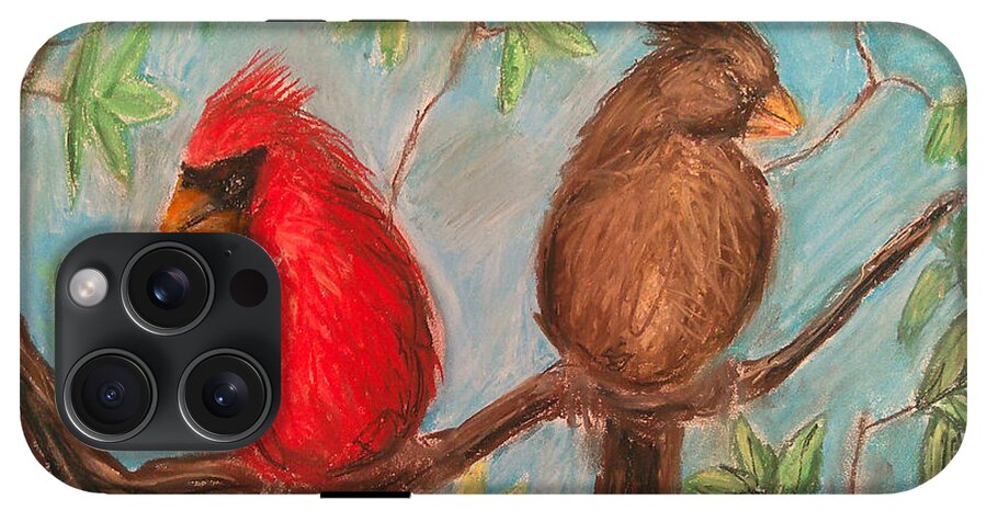 Cardinal Couple - Phone Case