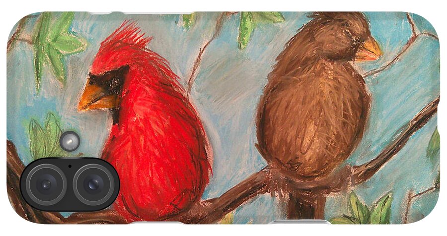 Cardinal Couple - Phone Case