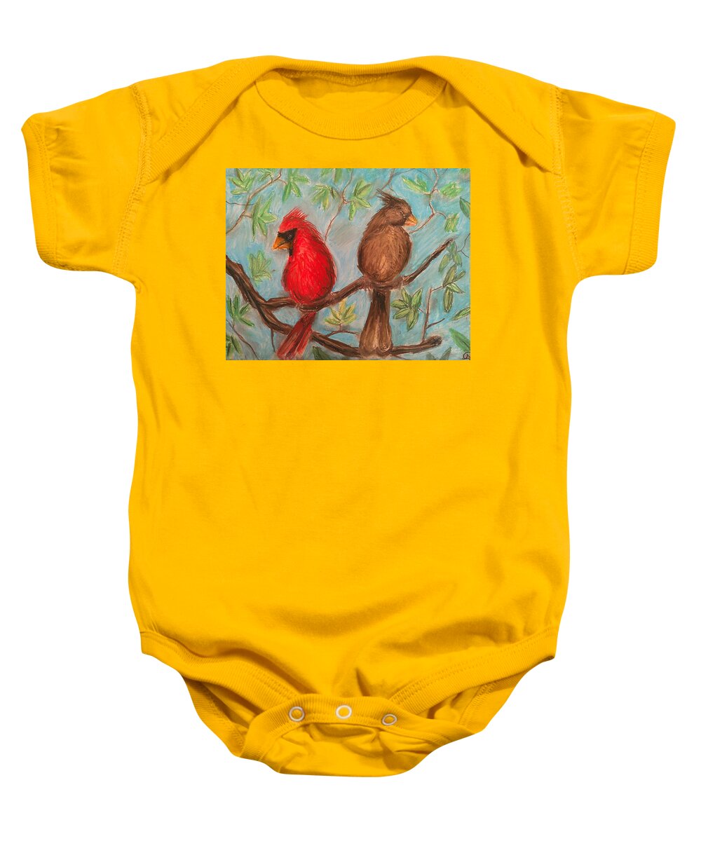 Cardinal Couple - Baby Onesie