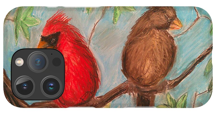 Cardinal Couple - Phone Case