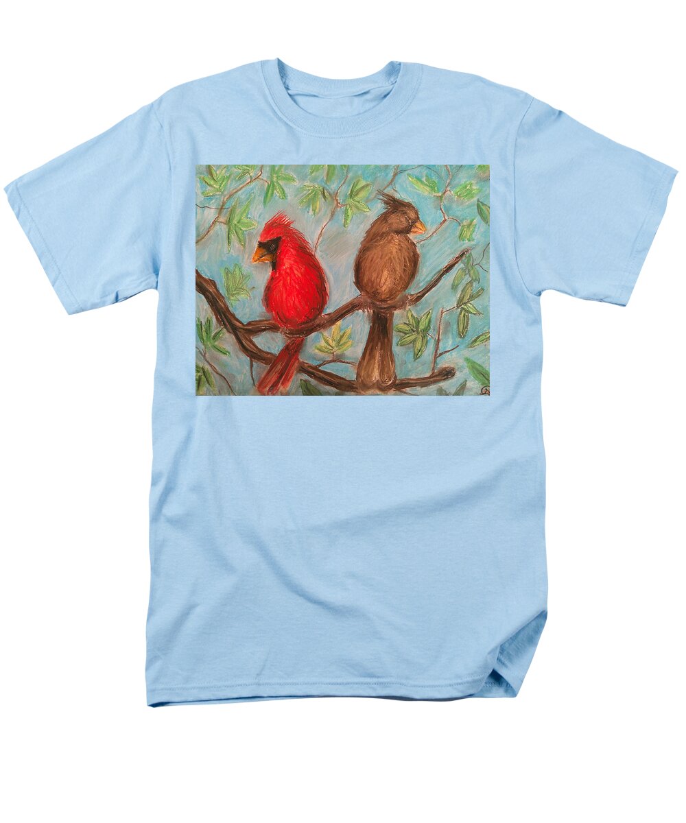 Cardinal Couple - Men's T-Shirt  (Regular Fit)