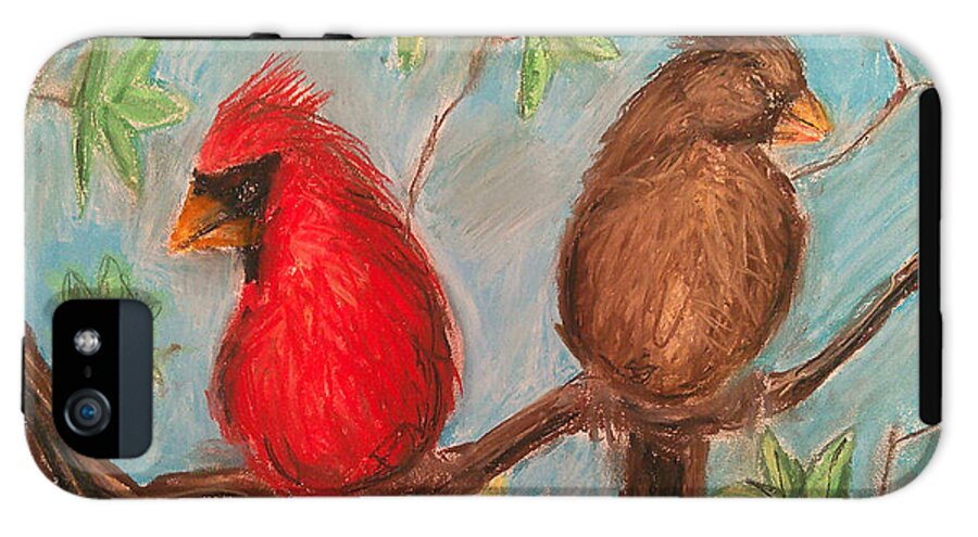 Cardinal Couple - Phone Case