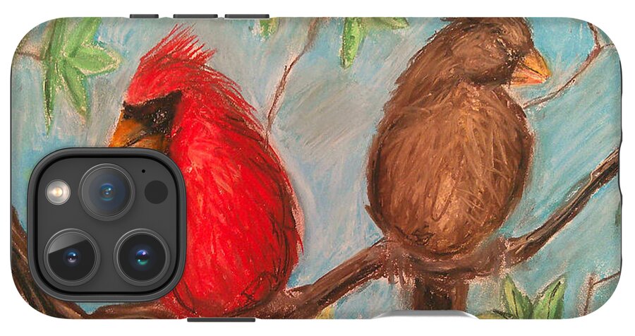 Cardinal Couple - Phone Case