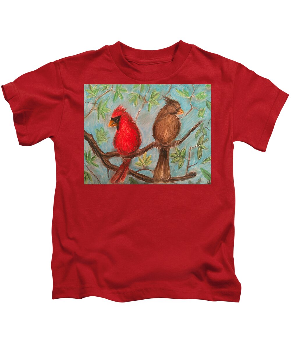 Cardinal Couple - Kids T-Shirt