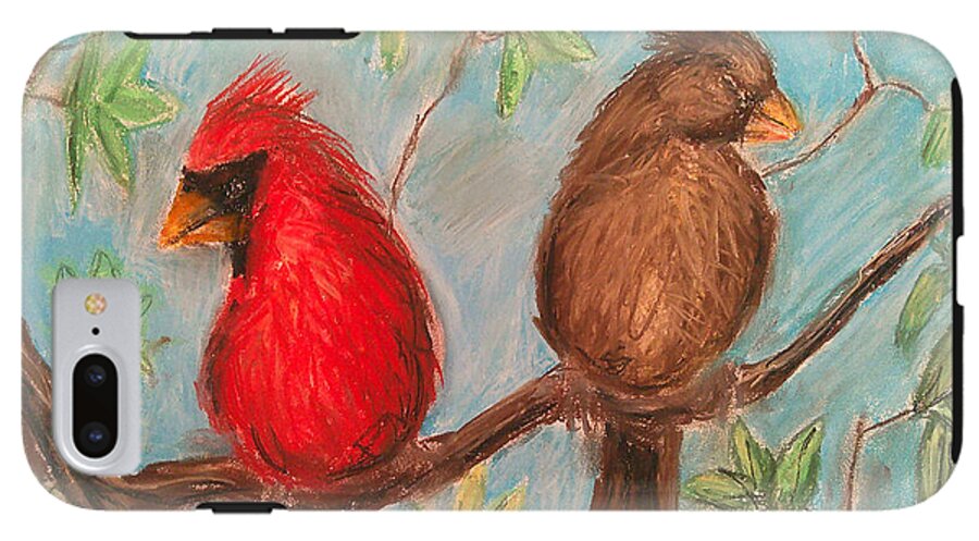 Cardinal Couple - Phone Case