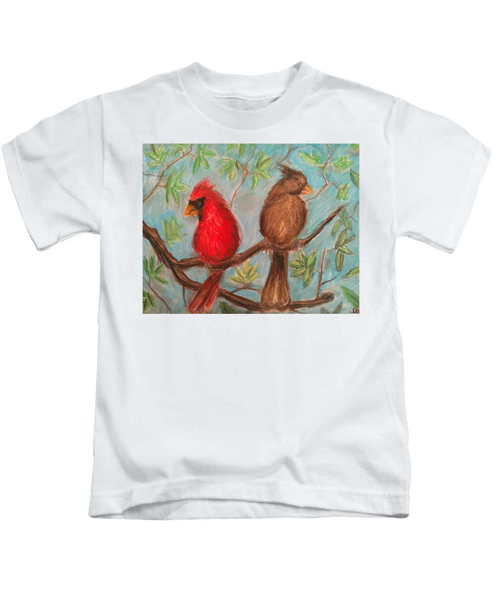 Cardinal Couple - Kids T-Shirt